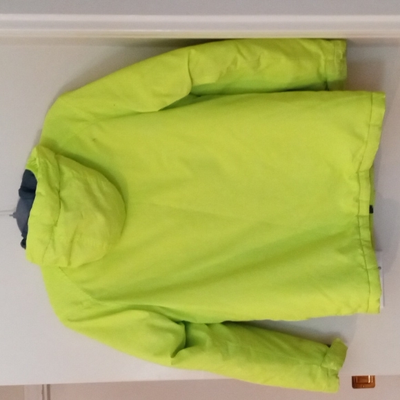 Nike Lime Green Jacket Age 10-12 - Picture 3 of 5